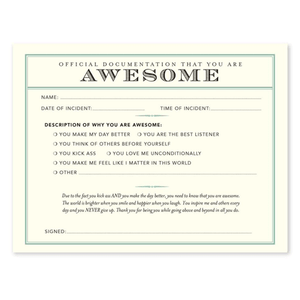 You're Awesome - Greeting Card - Encouragement