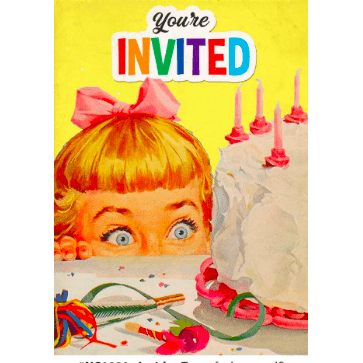 You're Invited - Greeting Card - Birthday